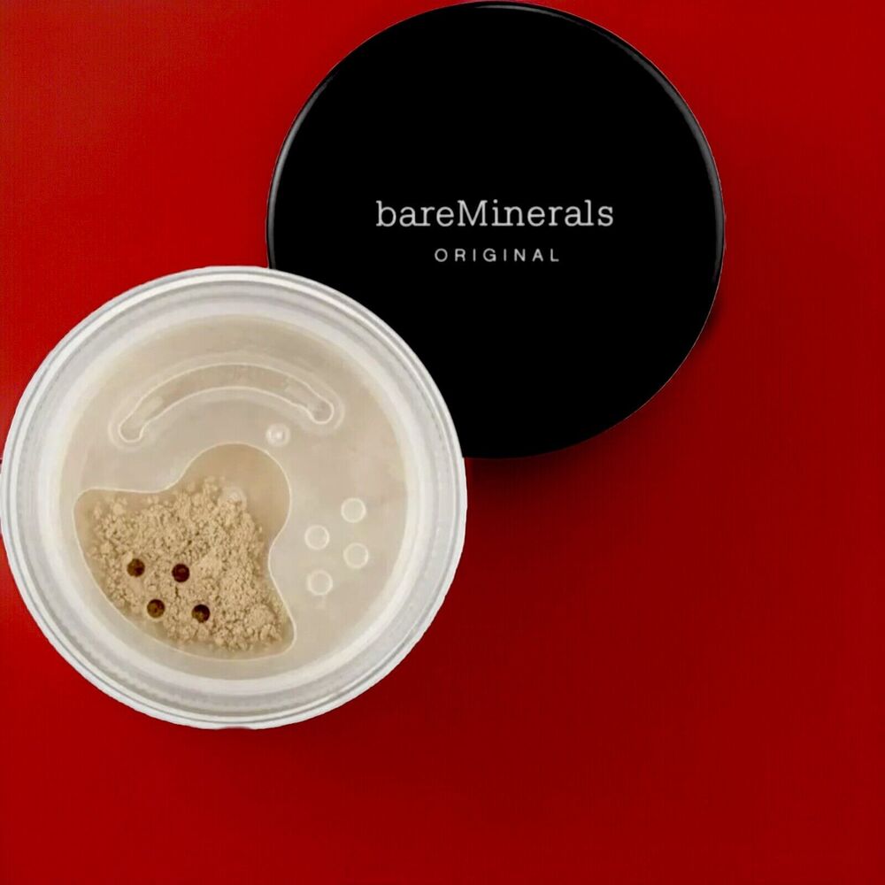 Two (2) Bareminerals  Powder Foundation SPF 15 Medium Beige 12 0.28oz/8g SEALED